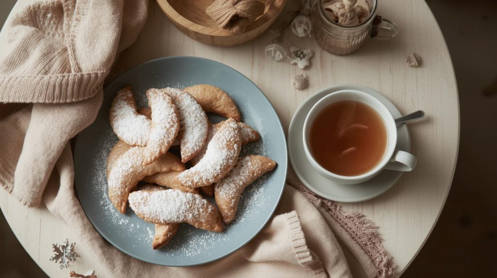 basische Vanillekipferl; basisches Weihnachtsgebäck