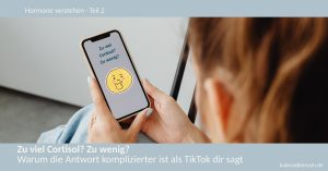 Frau arbeitet im Schatten draußen – Illustration zum Thema Cortisol und Schichtdienst